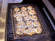 Baked pastries on your grill